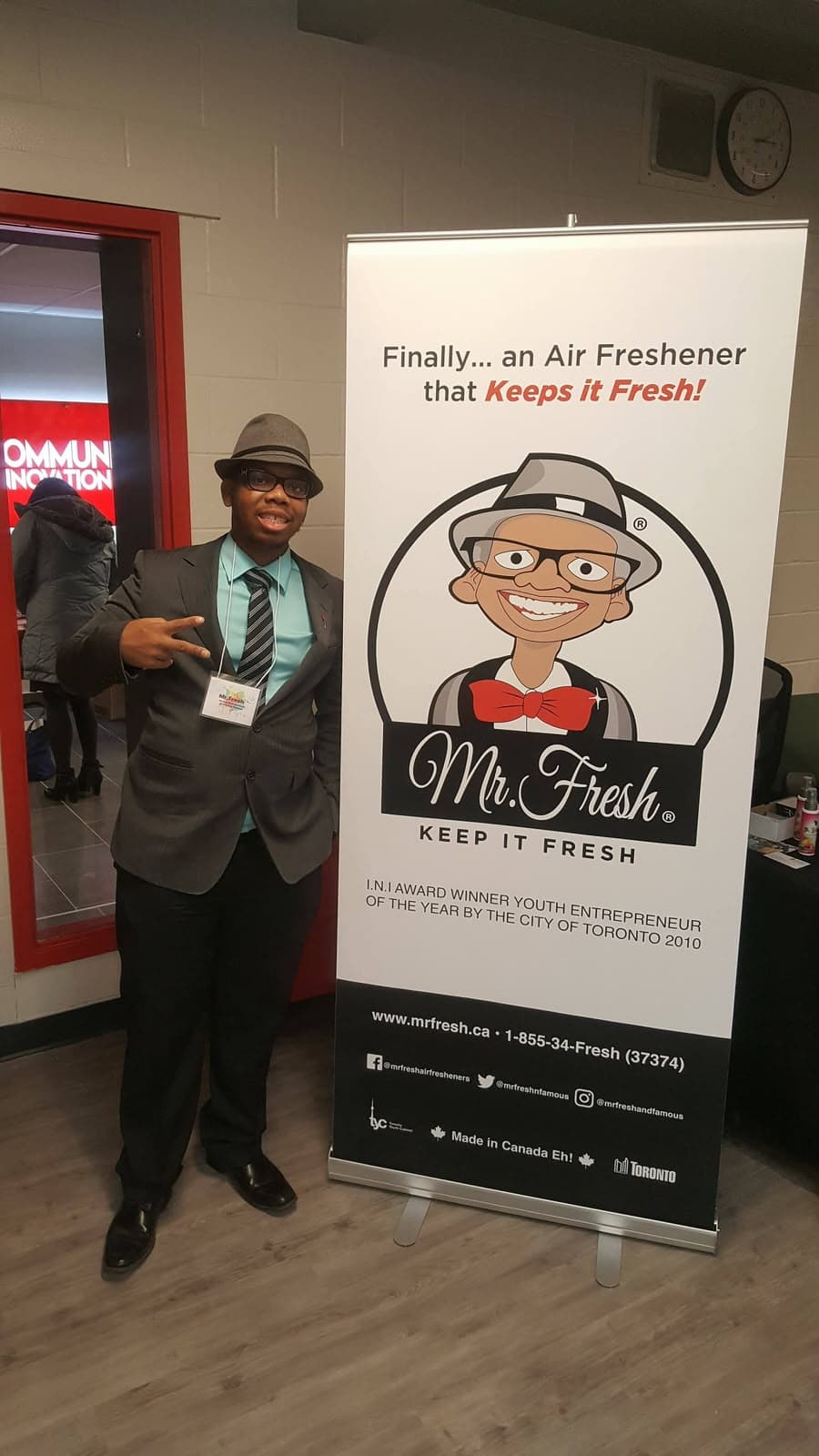 Mr Fresh celebrity promotional moment 2