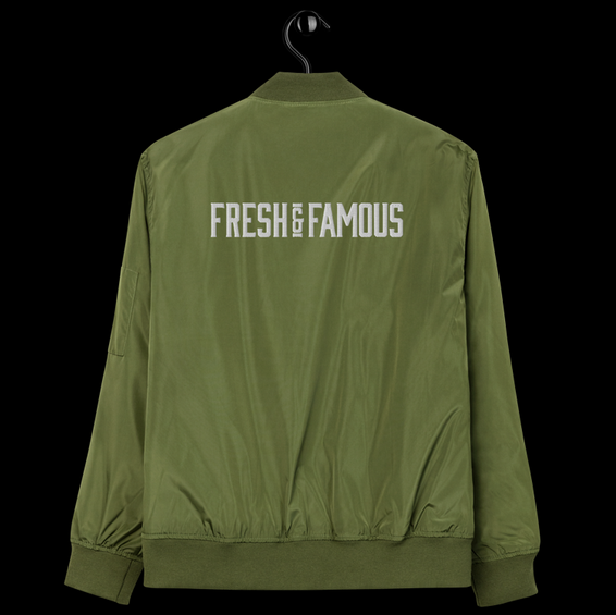 sustainable bomber jacket